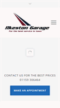 Mobile Screenshot of ilkestongarage.co.uk